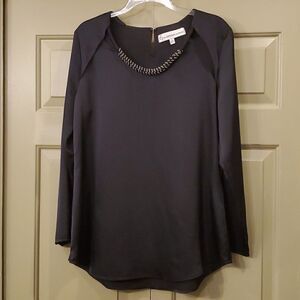 Giuliana Rancic black formal top